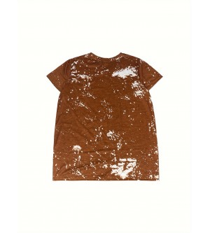 Women's Cow & Floral Print T-shirt - Casual Short Sleeve Crew Neck Top for Spring & Summer